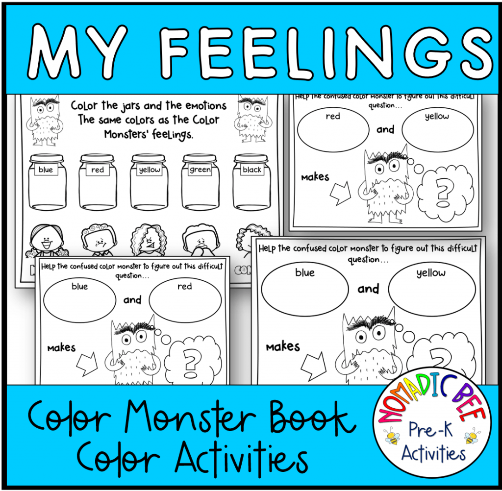 'Color Monster' Printables NBpreKactivities