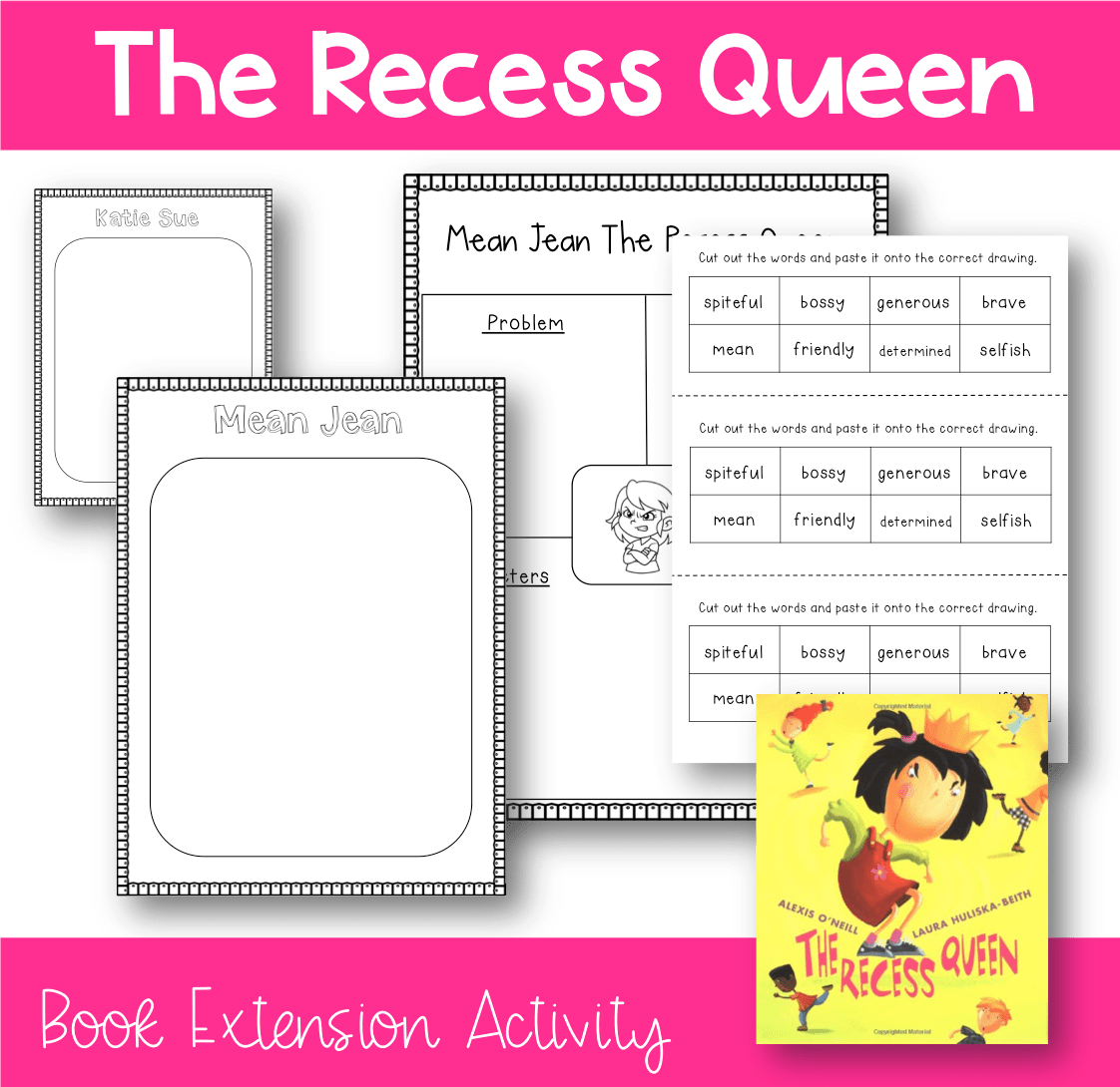 The Recess Queen Extension Activities NBpreKactivities
