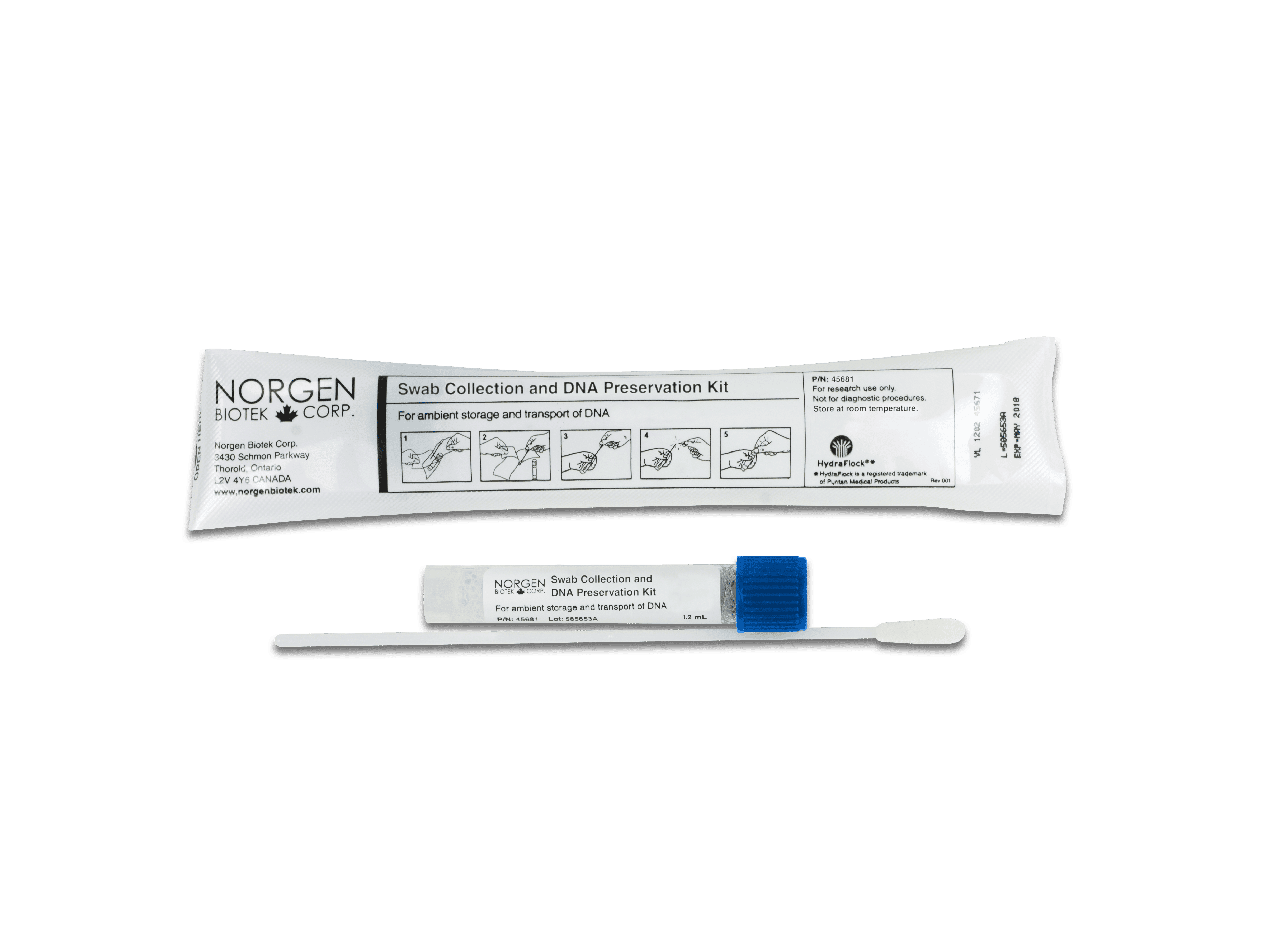 Swab Collection + DNA Preservation Kit NBS Scientific
