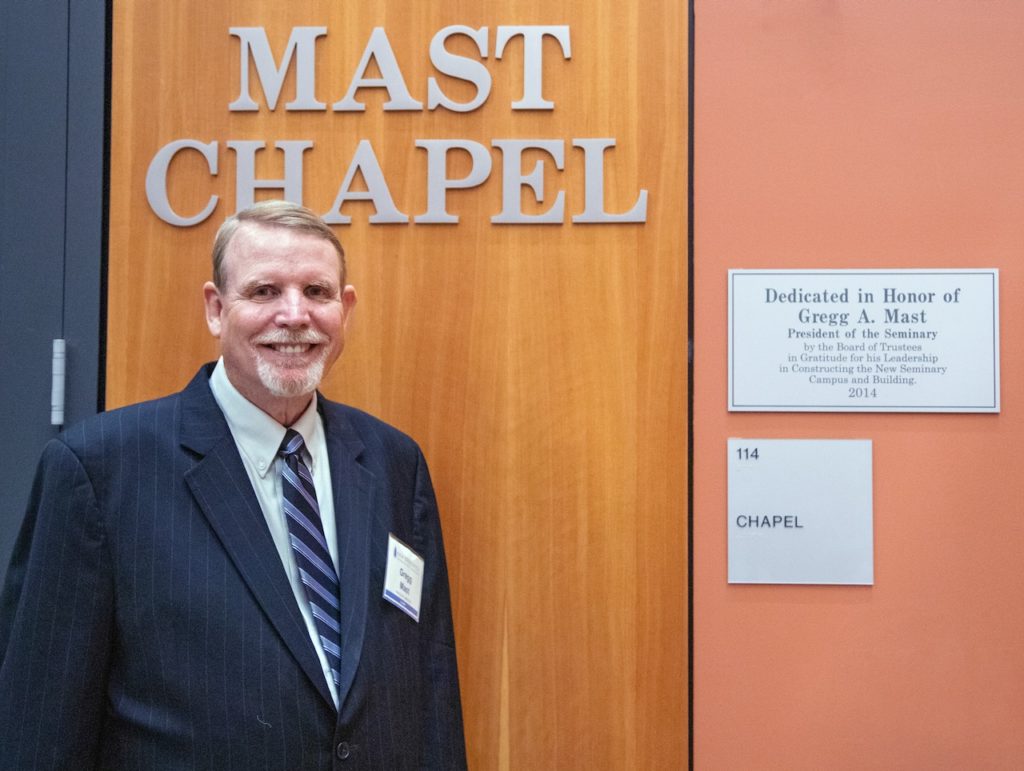 In Memoriam The Reverend Gregg Alan Mast, Ph.D New Brunswick