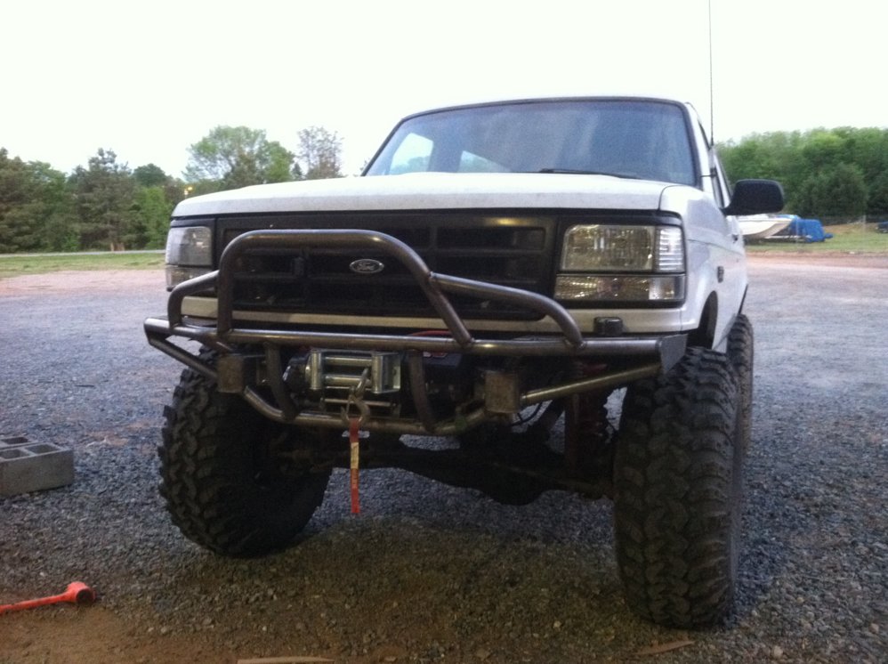 anybody built a plate style bumper for a obs f150350? NC4x4