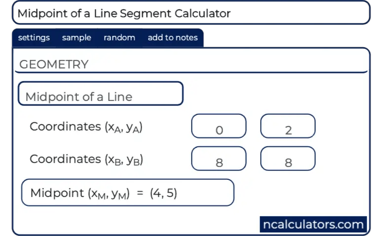 Midpoint Calculator