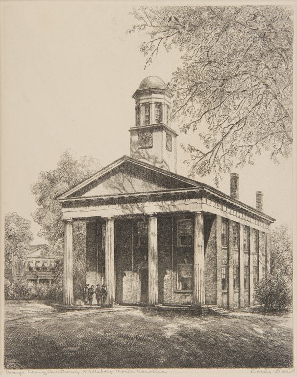 Orange County Courthouse, Hillsborough, N.C. North Carolina Museum of Art