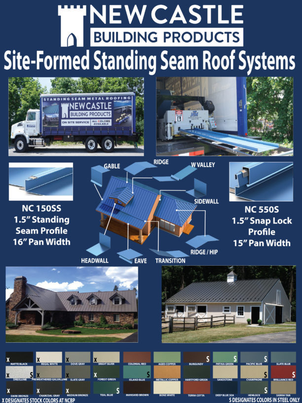 New Standing Seam Metal Roofing & Custom Fabrication Division New