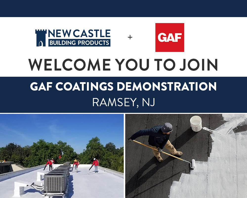 GAF Coatings Demonstration in Ramsey New Castle Building Products