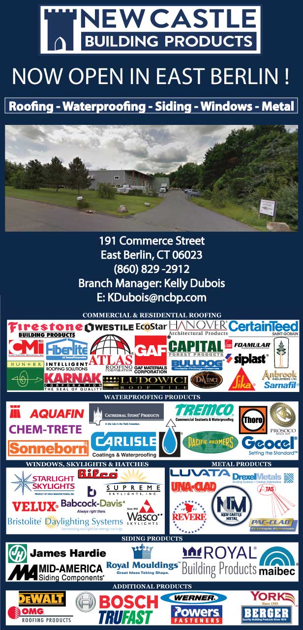 Now Open in East Berlin, CT New Castle Building Products