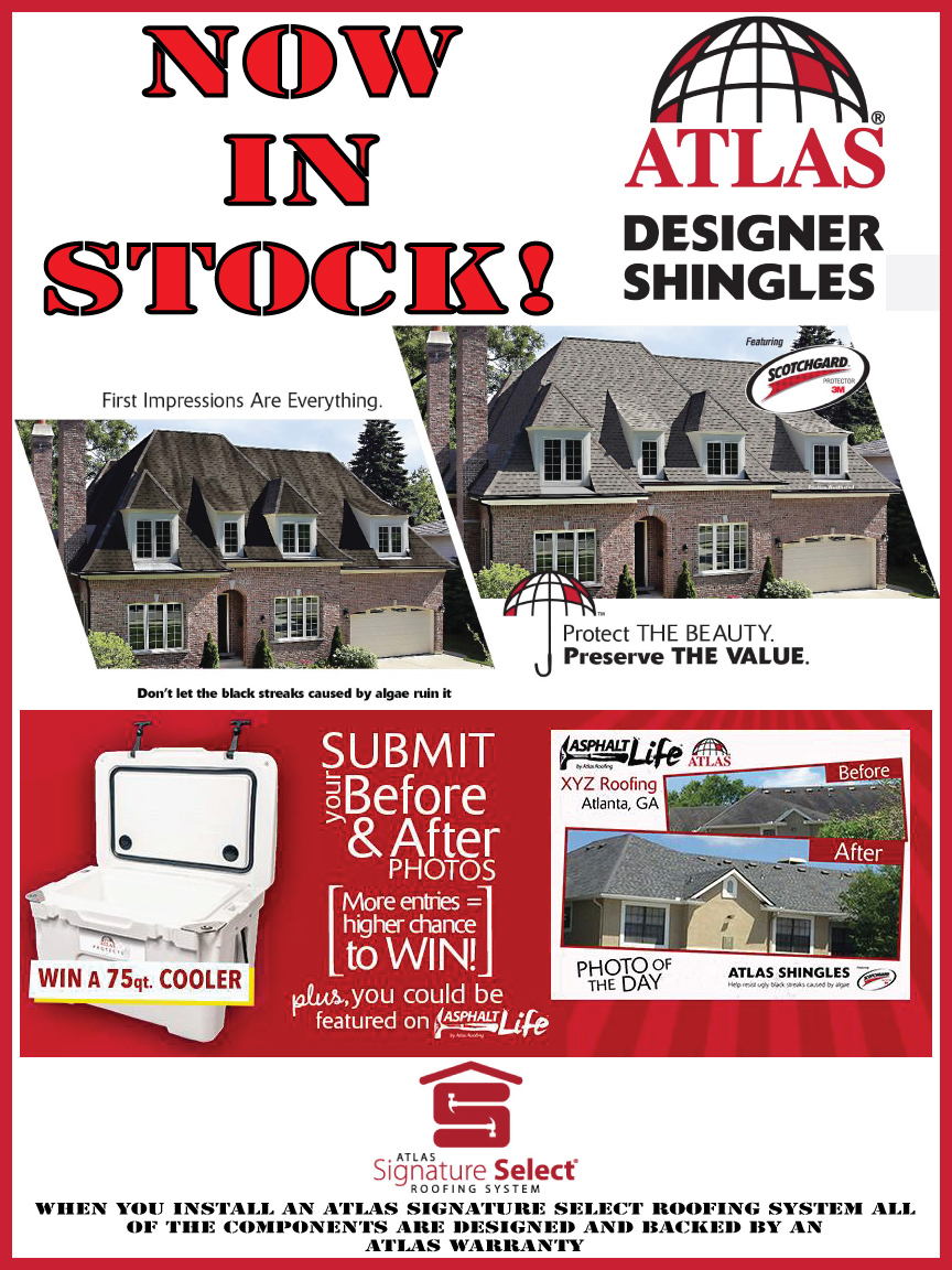 Atlas Shingles with 3M Scotchgard Protection New Castle Building Products