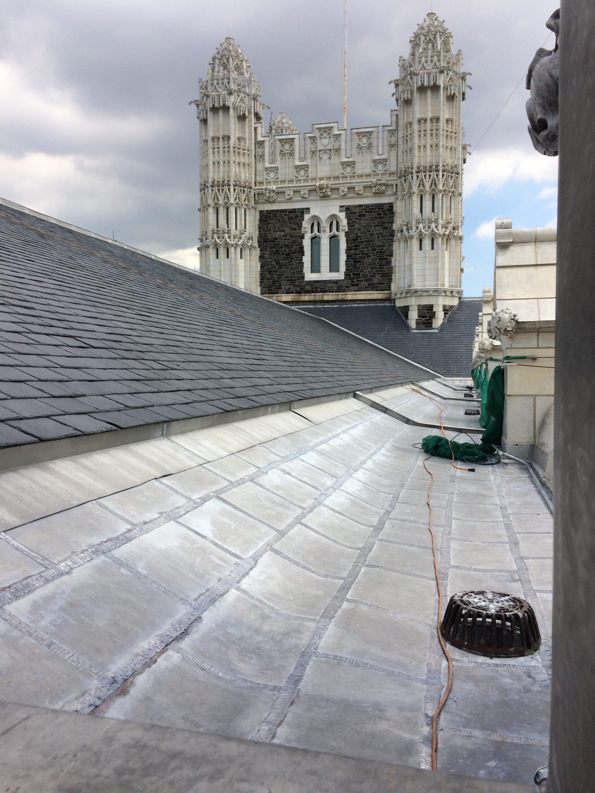 150SS 16oz Lead Coated Copper Metal Roof Project New Castle Metal