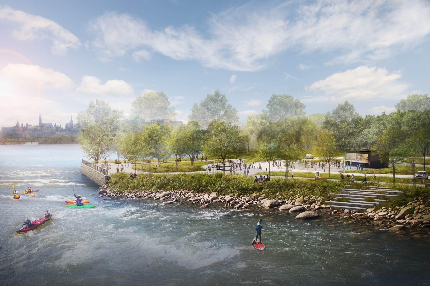Parc riverain de la berge sud… Commission de la capitale nationale