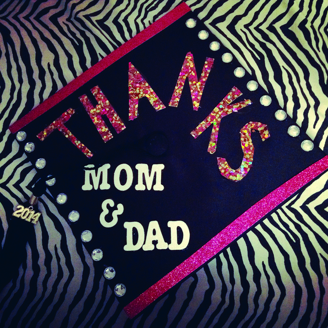 Walking In Style Grads Decorate Their Caps For Graduation Day