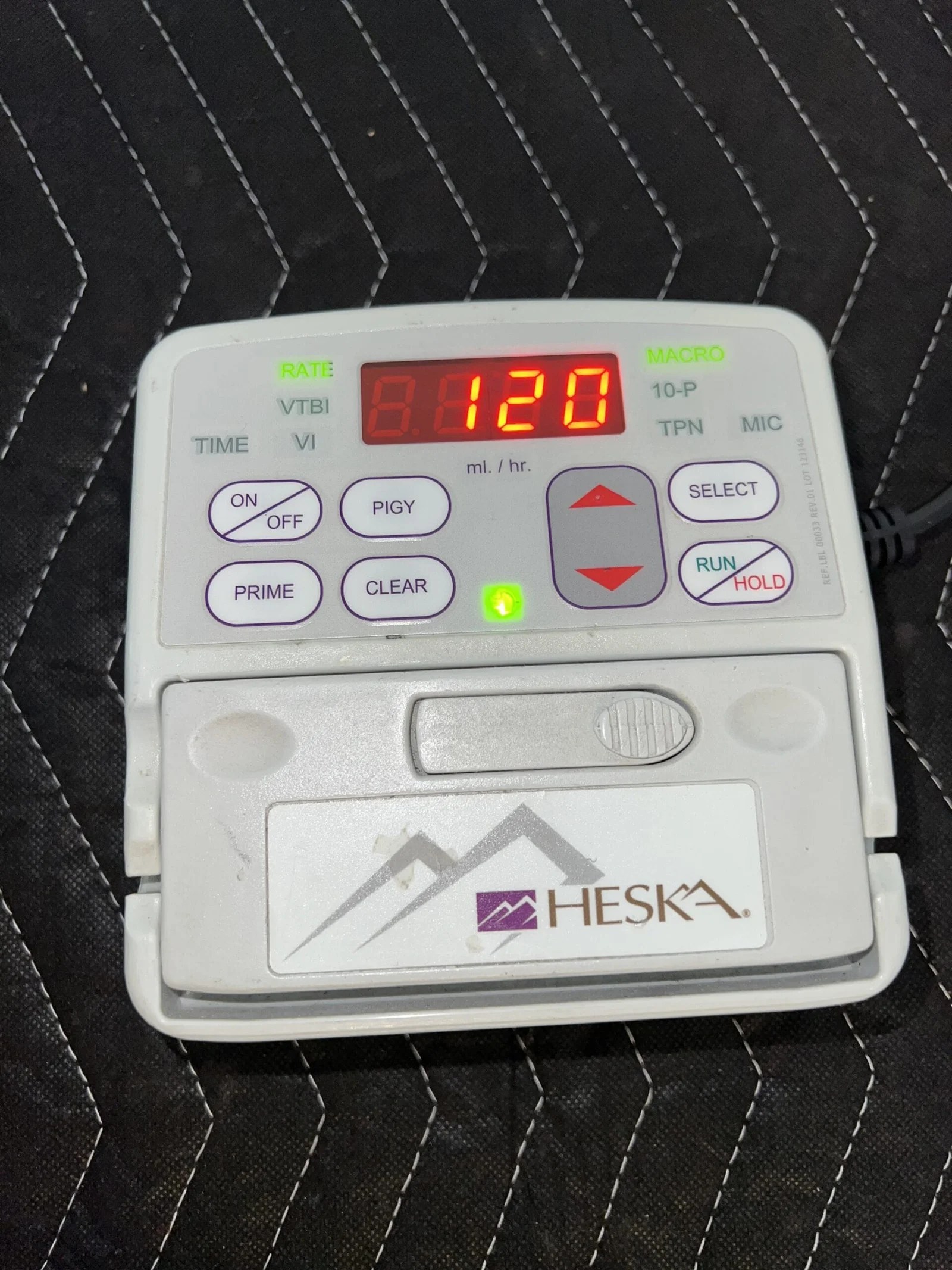 Heska Corporation VETERINARY IV 2.2 VOL INFUSION PUMP NCC MedTech