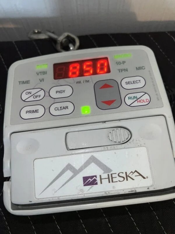 Heska Corporation VETERINARY IV 2.2 VOL INFUSION PUMP NCC MedTech