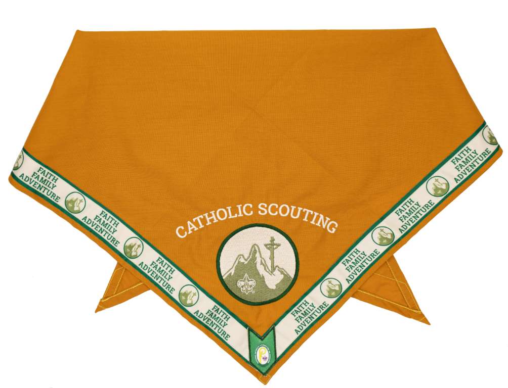 Catholic Scouting Neckerchief National Catholic Committee on Scouting