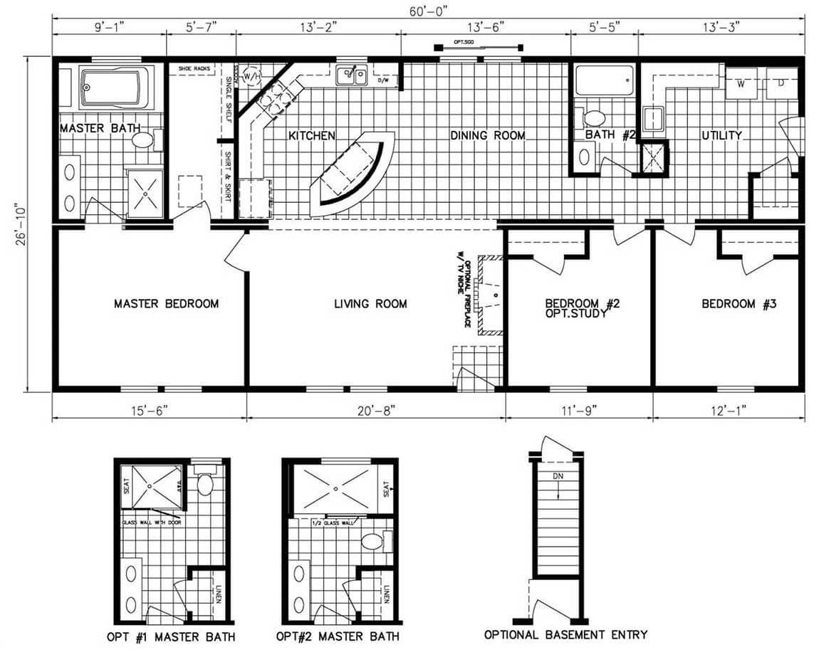 Augusta Custom Modular Home 3 bedroom Modular Home NC