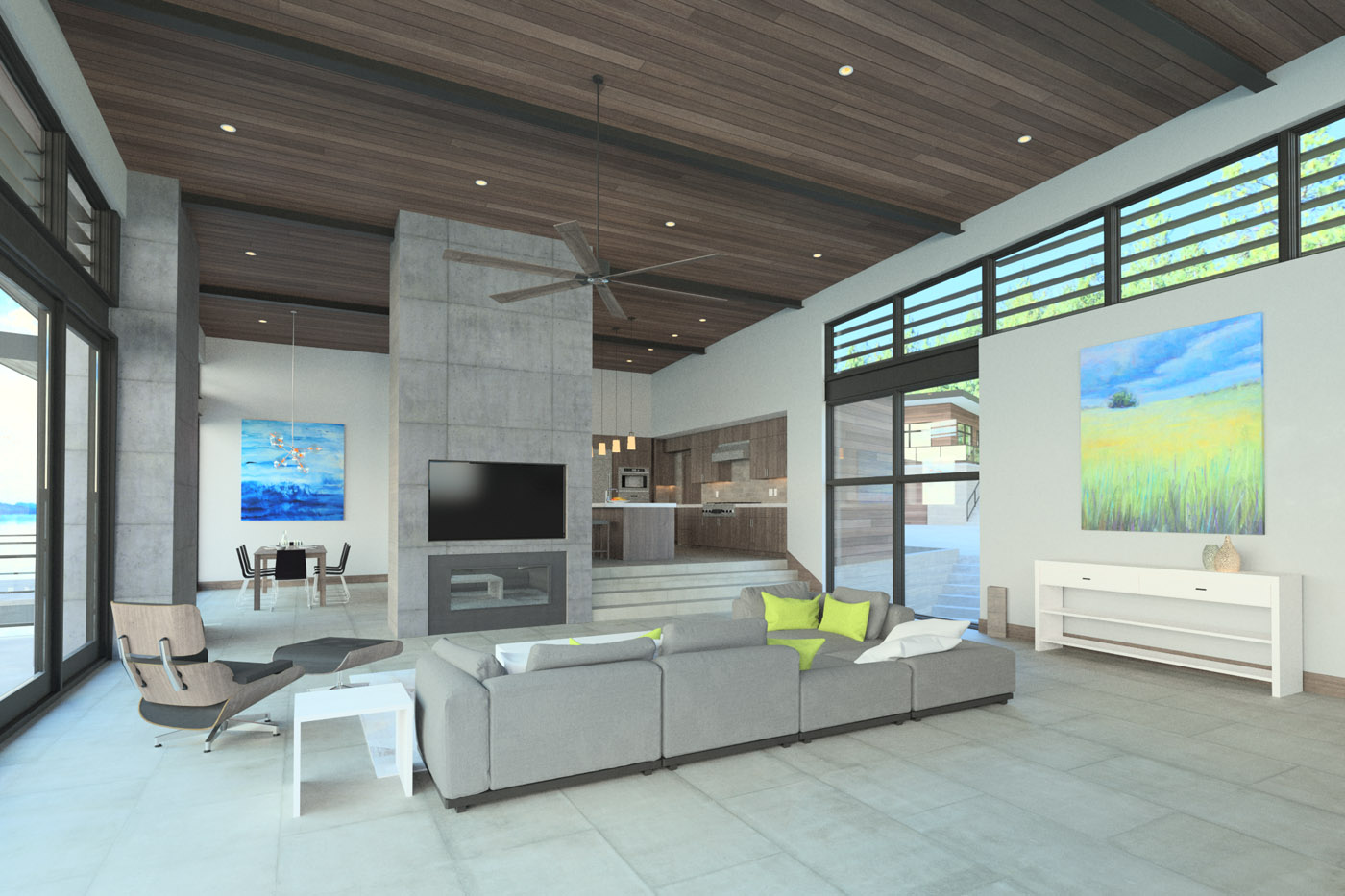 Finley Point Residence In Progress NC Design Studio