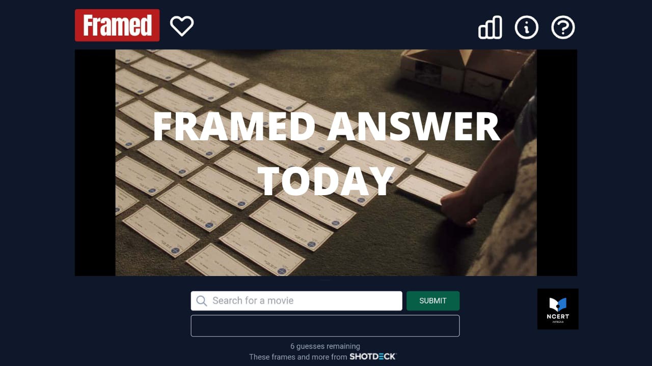 Framed Movie Guessing Game infrexa