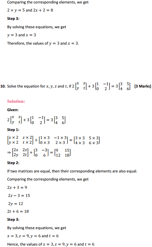 NCERT Solutions for Class 12 Maths Chapter 3 Matrices Ex 3.2 NCERT MCQ