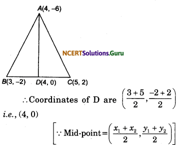 Coordinate Geometry Class 10 Extra Questions Maths Chapter 7 with Solutions Answers 69