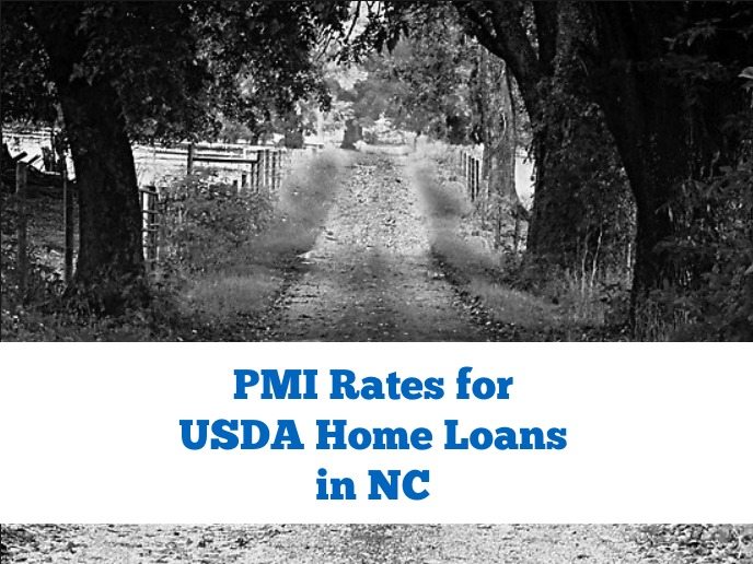 USDA PMI Rates 2015 North Carolina, USDA Home Loans NC