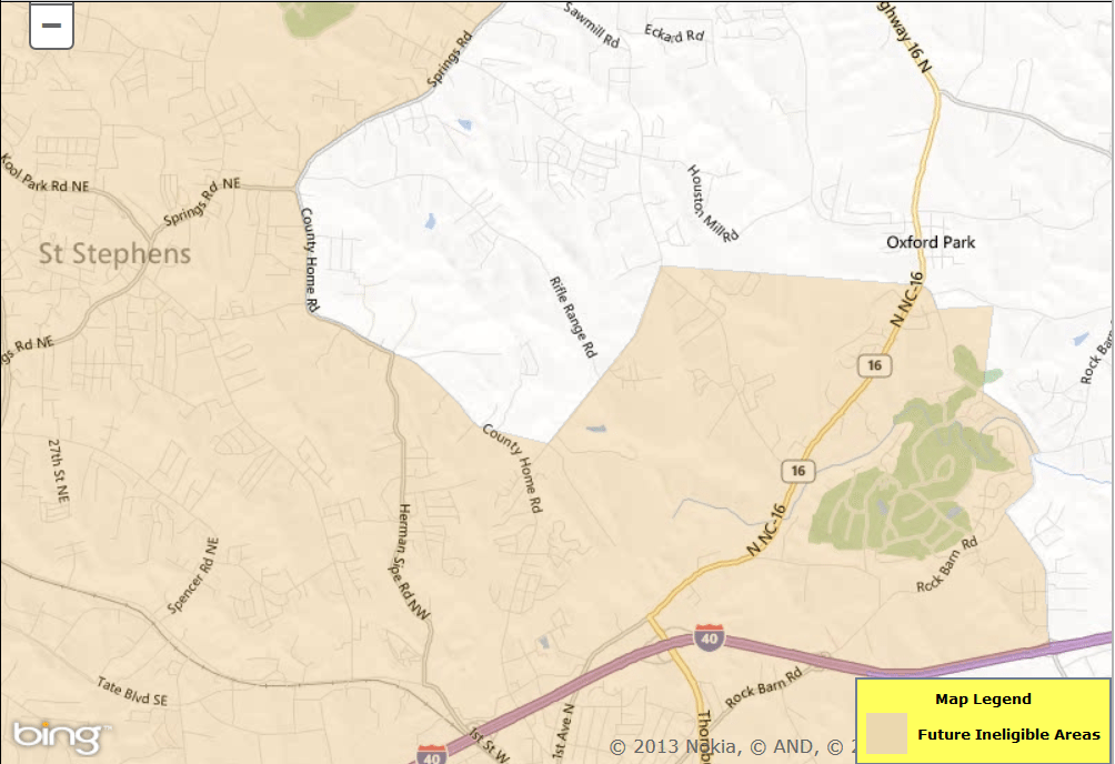 USDA Loan Eligibility Maps Hickory NC, NC Mortgage Experts