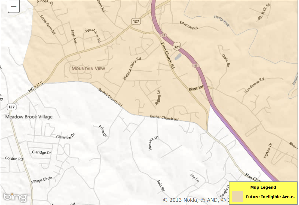USDA Loan Eligibility Maps Hickory NC, NC Mortgage Experts