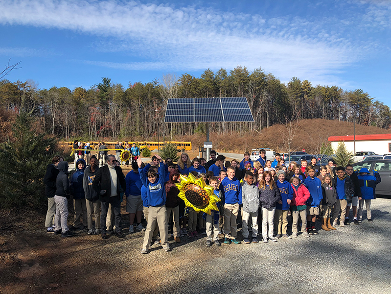 Solar+ Schools Spotlight Lake Lure Classical Academy NC GreenPower