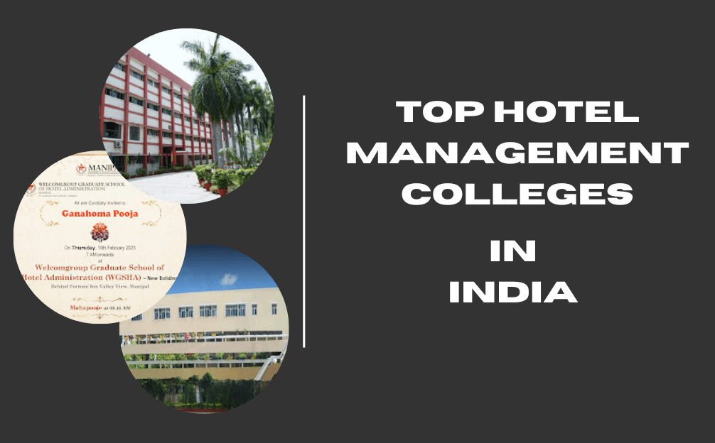 Top Hotel Management Colleges in India NCHM JEE Online and Offline
