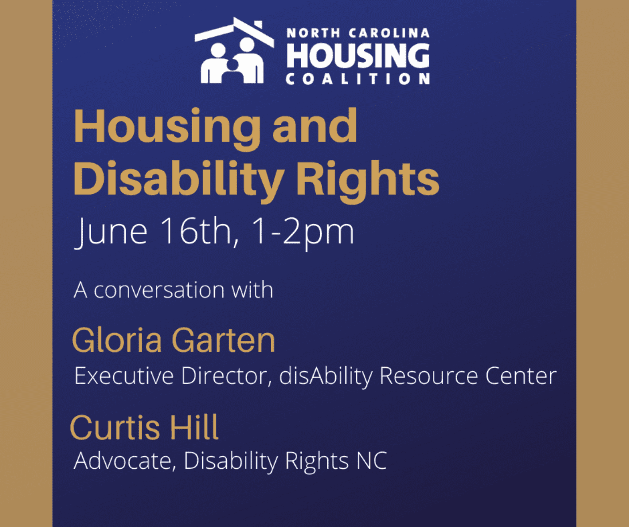 Housing and Disability Rights North Carolina Housing Coalition