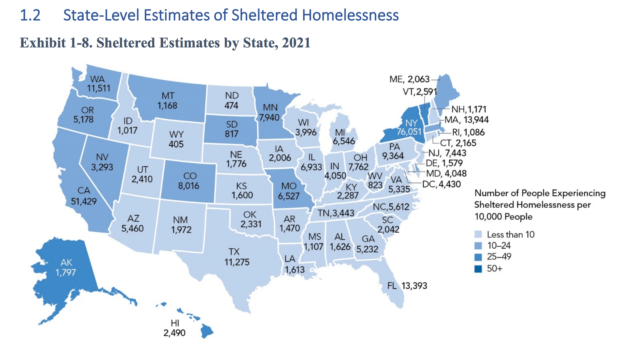 HUD’s Annual Homeless Assessment Report Released North Carolina