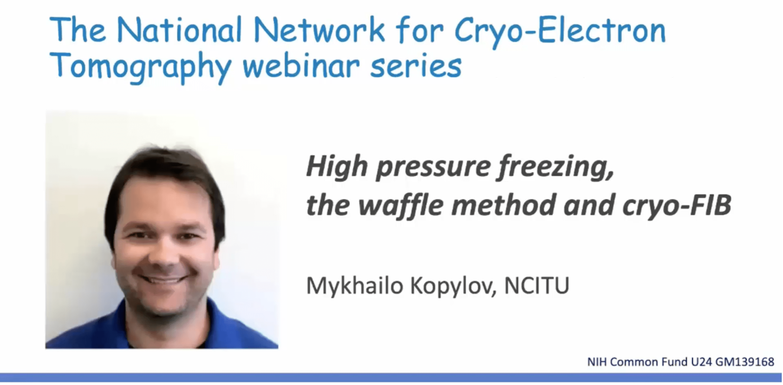 High pressure freezing, the waffle method and cryoFIB National