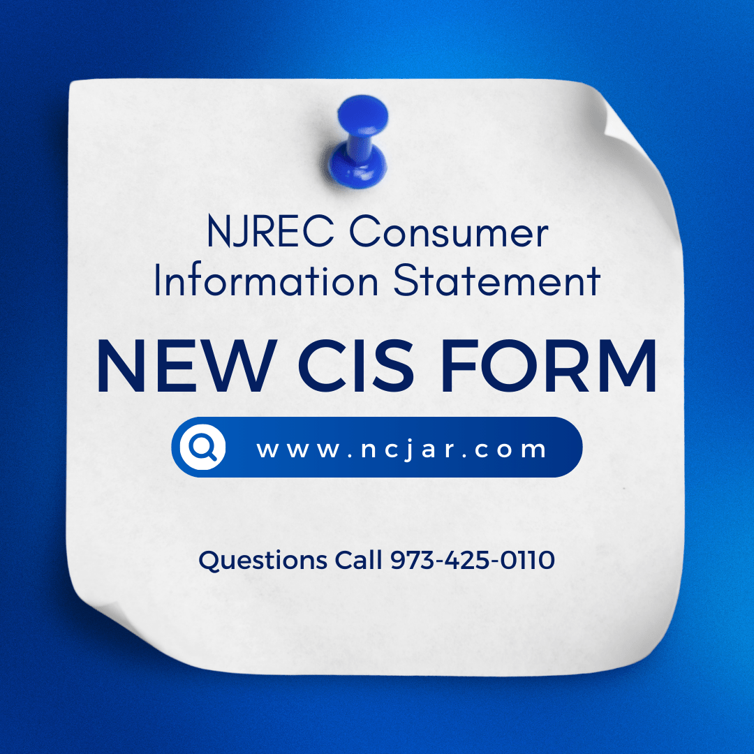 New Consumer Information Statement (CIS) North Central Jersey