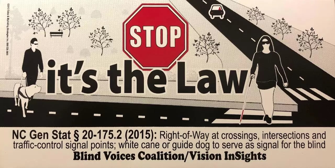 North Carolina Laws for the protection of people who are Blind, their