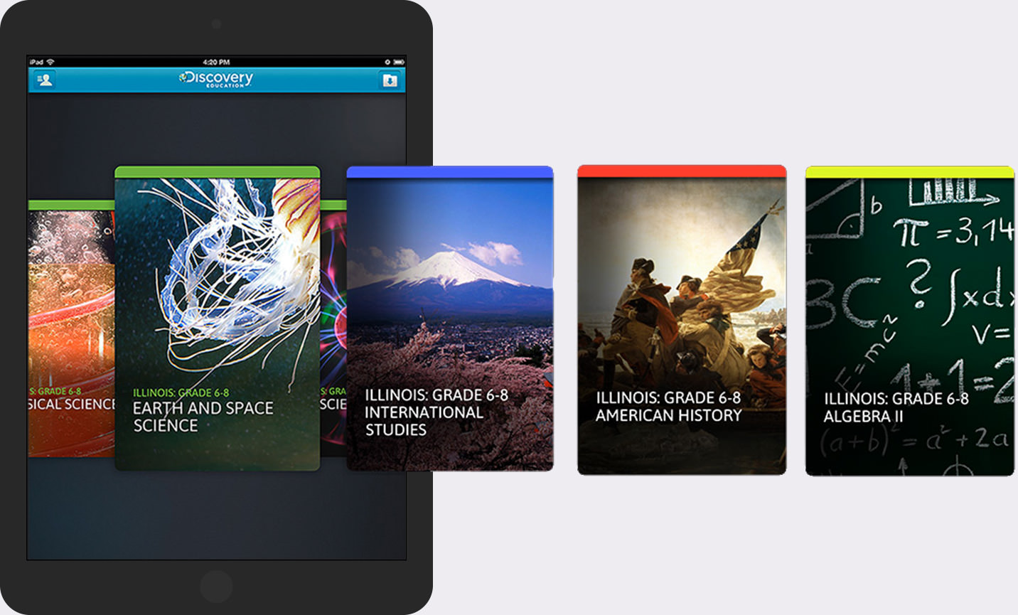 Discovery Education Tapping into technology to teach. nclud A