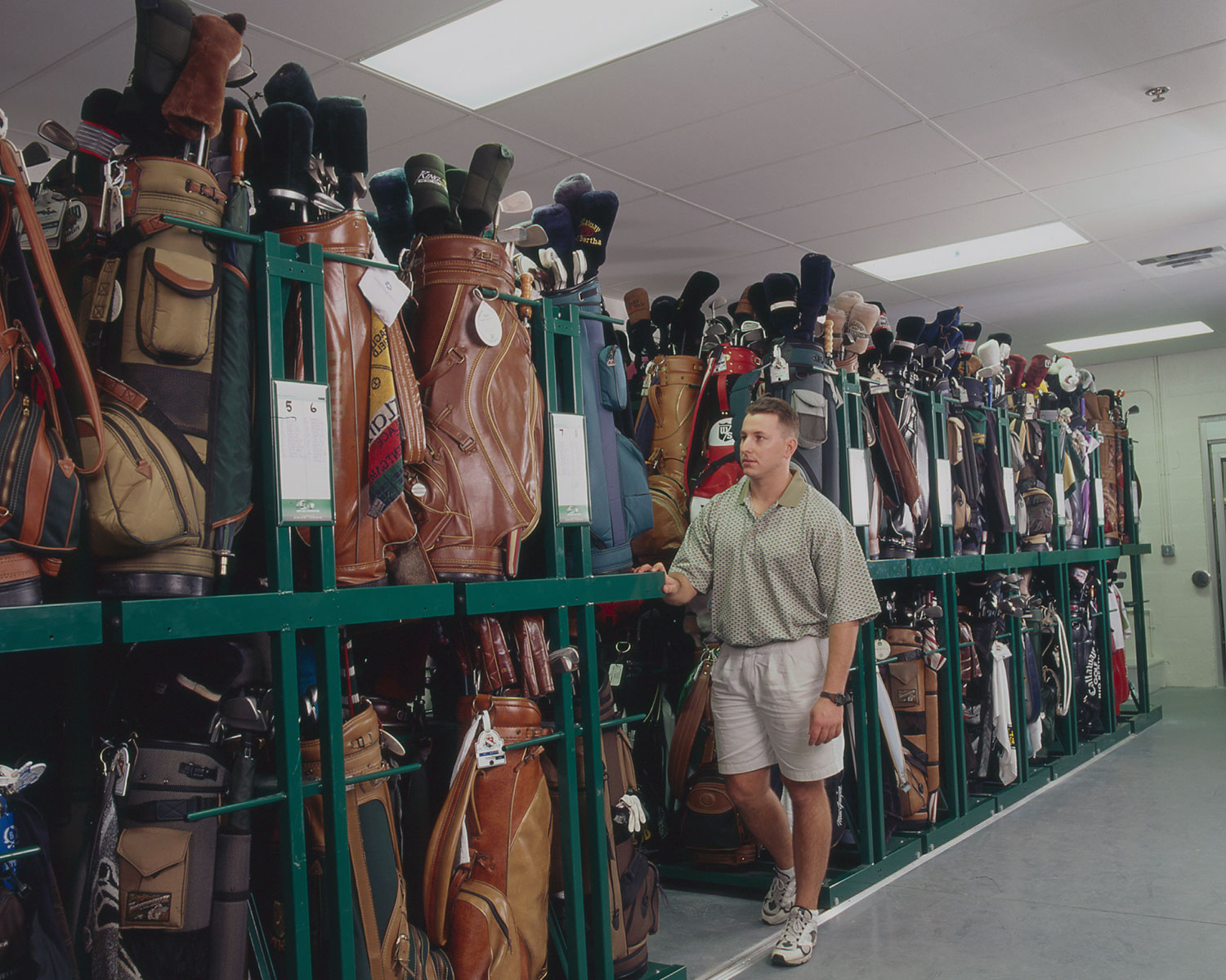 Golf Club Bag Organizer and Racks NCM Golf Systems