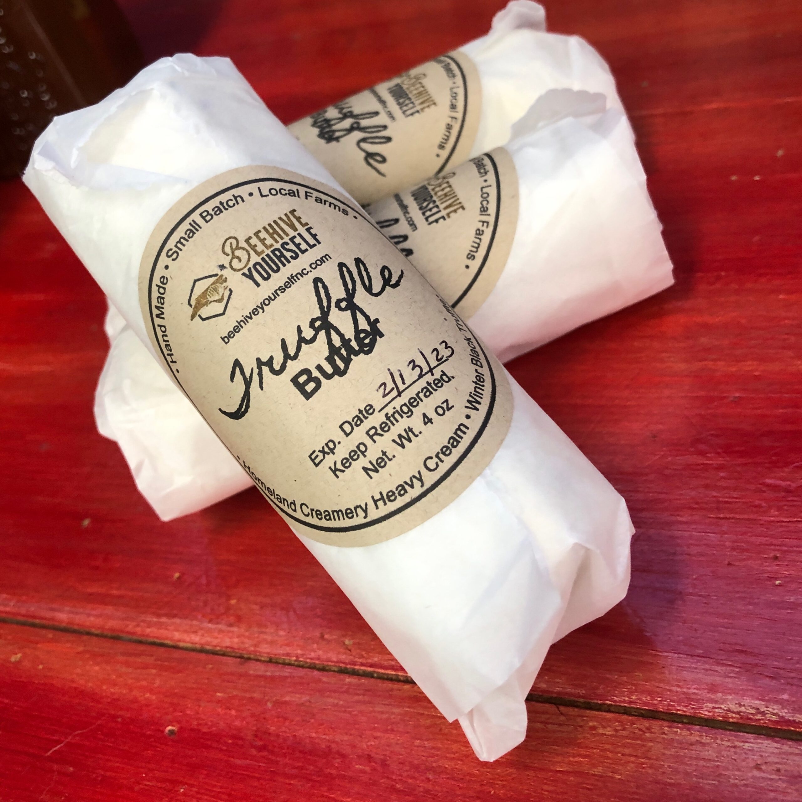 Beehive Yourself Truffle Butter 4 oz log Downtown Market