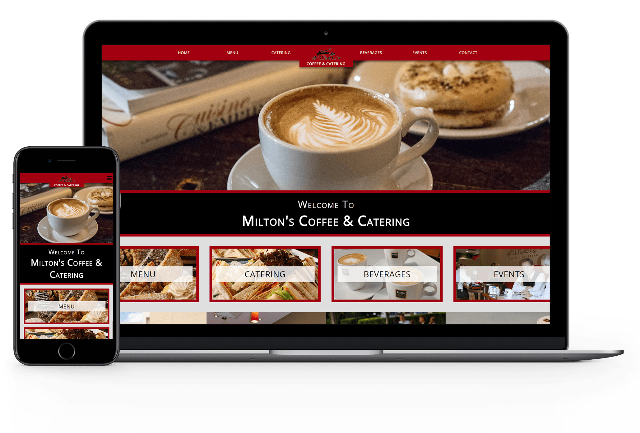 Milton's Coffee & Catering Nathan Collins  Designer