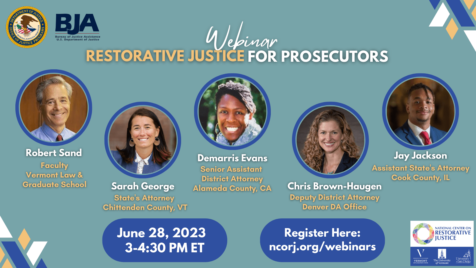 inar Recording Restorative Justice for Prosecutors National Center on Restorative Justice