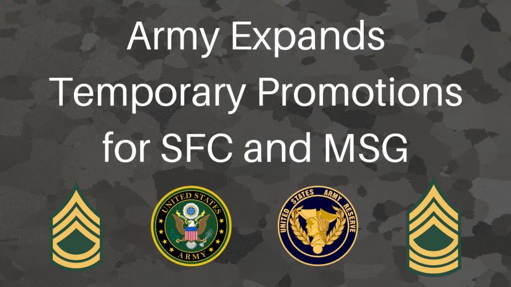 When Will Feb 2023 Sfc Promotion List Come Out Temporary Senior Nco Promotions