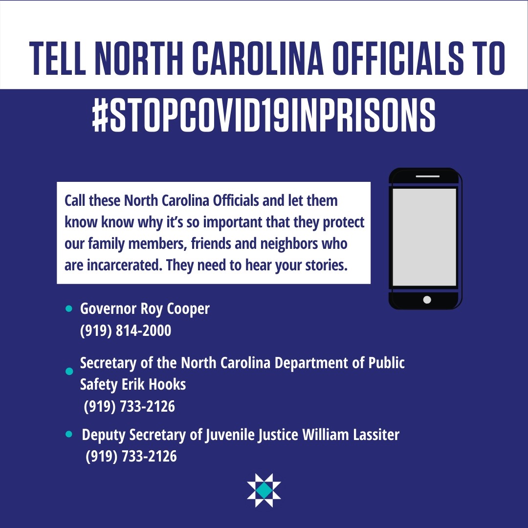 COVID19 Incarceration Reduction NC Second Chance Alliance