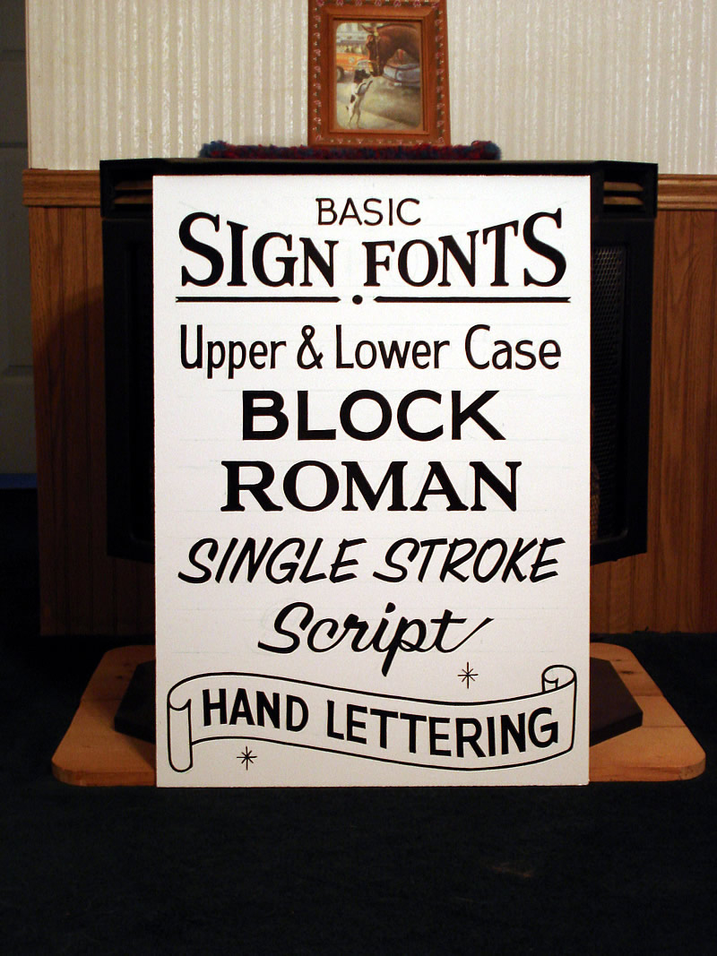 Hand Painted Signs Photo Gallery