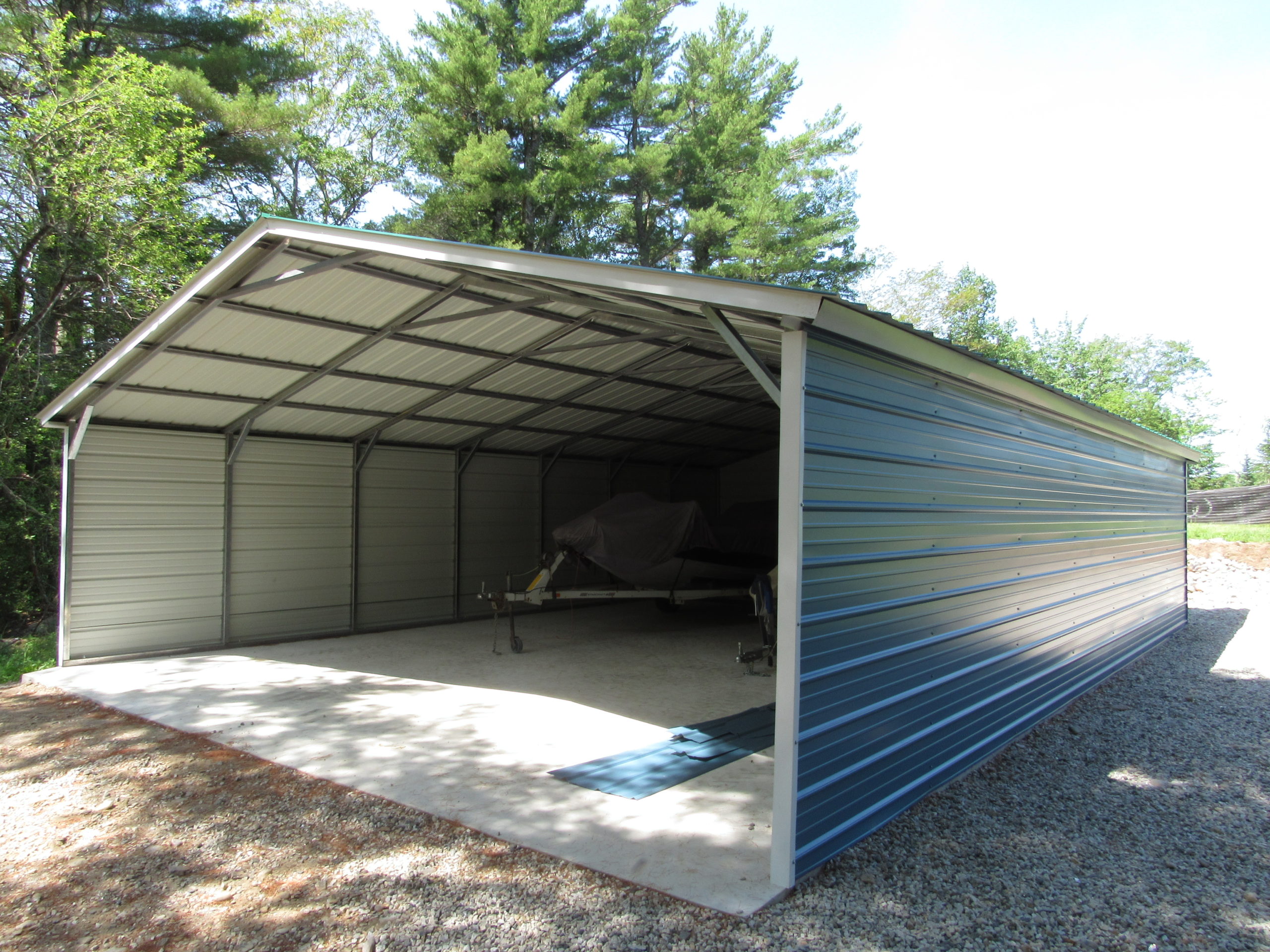 Aframe Vertical Carports NC Structures & Carports, Inc.