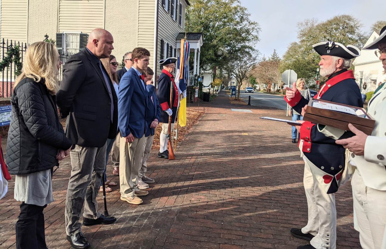 New Bern Events December 2023 New Bern Chapter Inducts Three New Members North Carolina SAR