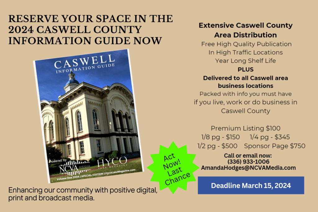 Caswell County Information Guide Original NCVA Media
