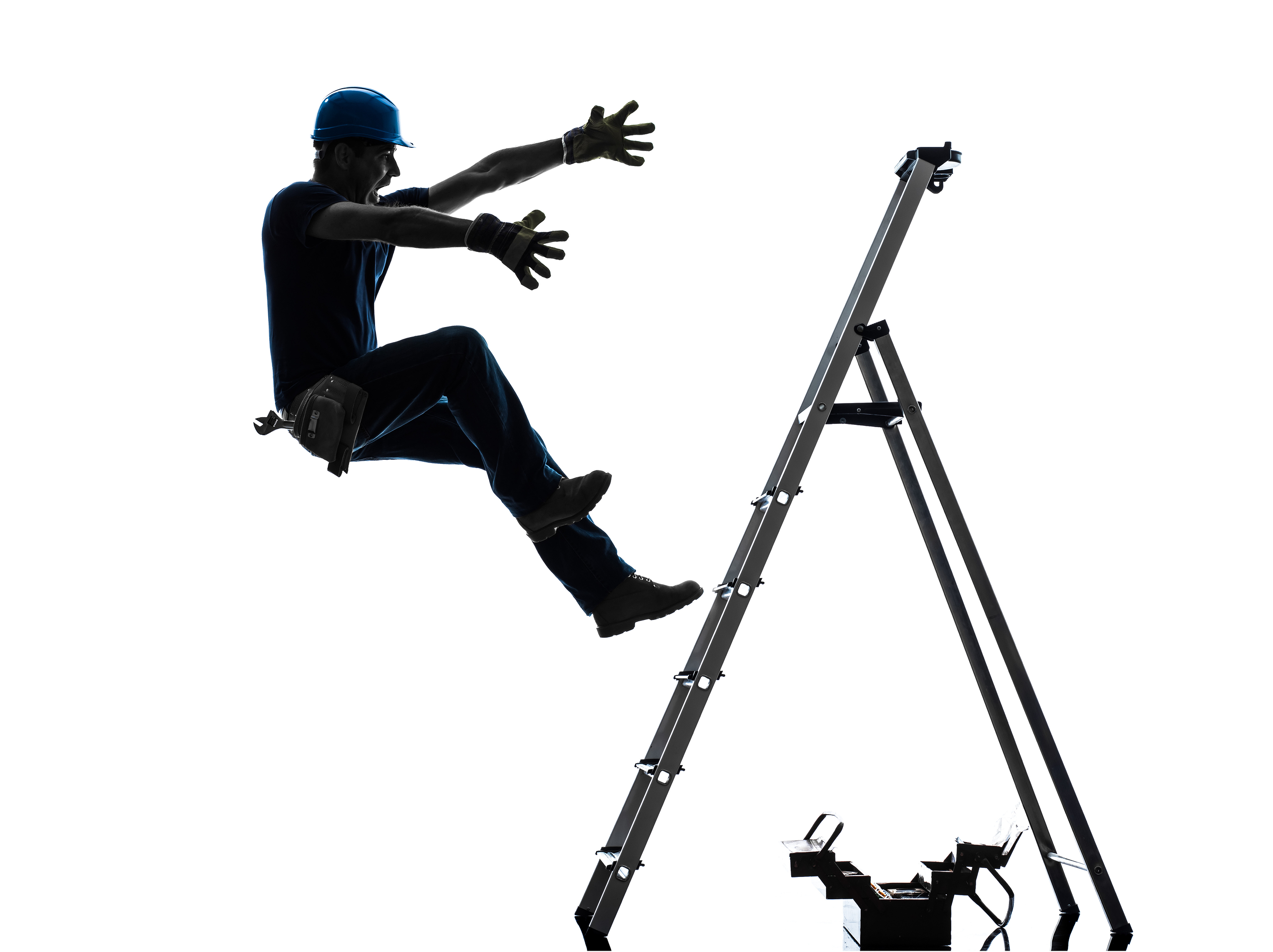 Person Falling Off A Cliff Clipart