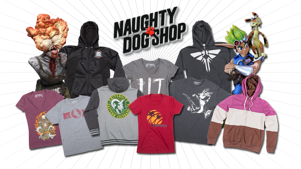 The Official Naughty Dog Shop is now Open! Naughty Dog