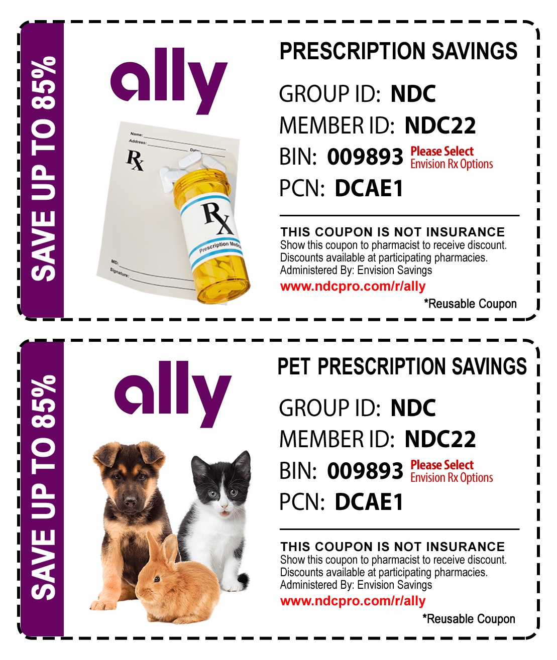 Save On Your Prescription Medications Ally National Drug Card