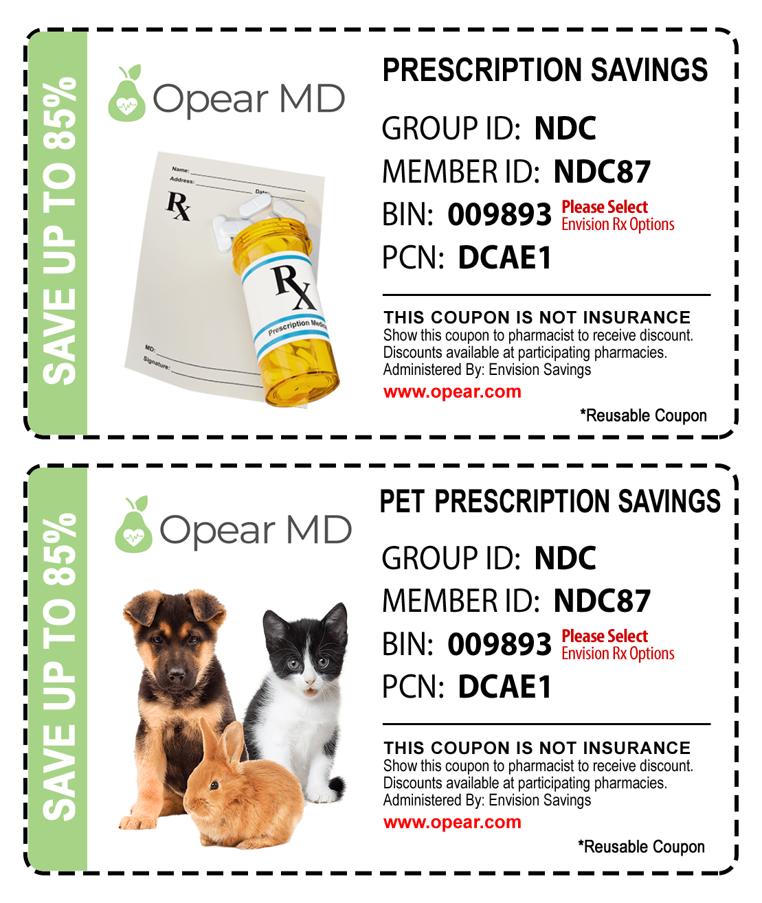 Save On Your Prescription Medications Opear National Drug Card