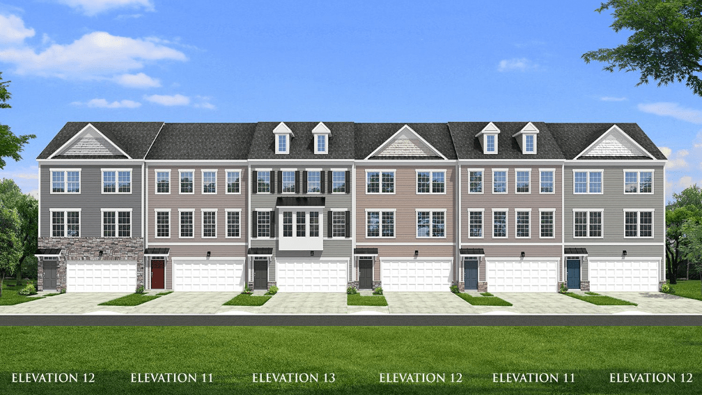 New Stonebridge Drive in Stonebridge Townhomes at Charles Pointe