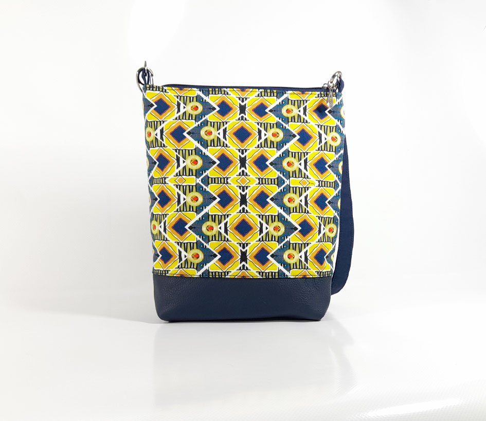 Medium Crossbody bag in PraiseYellow Ndieh's Designs