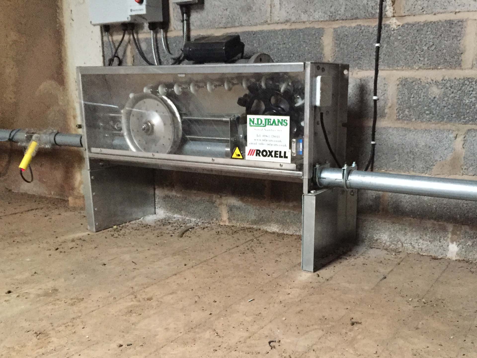 Chain Disk System Easily Transport Livestock Feed